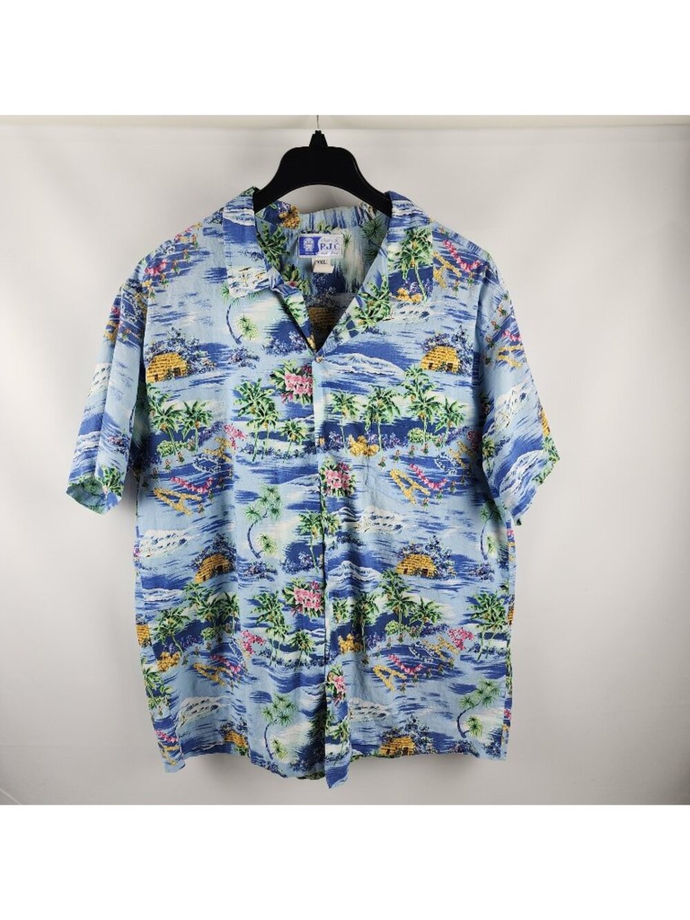 RJC Shirt Mens 3XL Multi Floral Hawaiian S/S Button Up